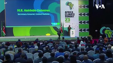 UN Chief: World Must End Use of Fossil Fuels