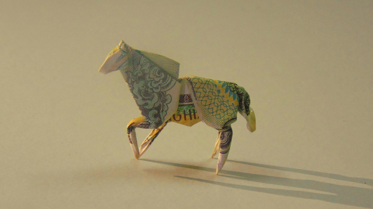 How to fold a Money Origami Horse / Hướng dẫn gấp con ngựa từ tiền Việt