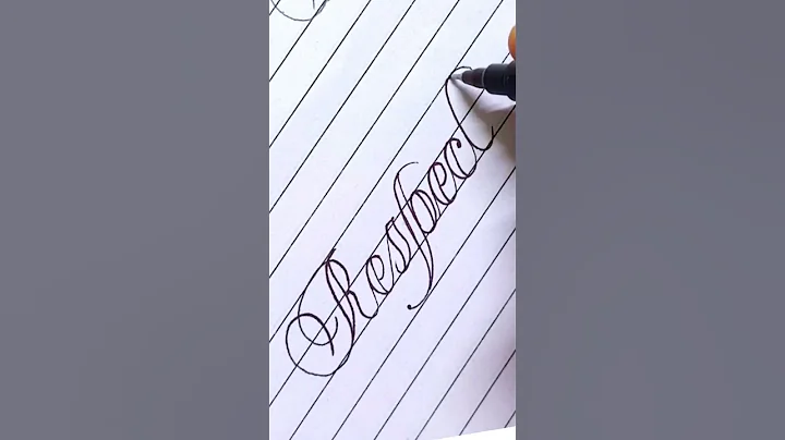 Beautiful Faux Calligraphy Writing #shortvideo #shorts #calligraphy #handwriting #cursive #amazing