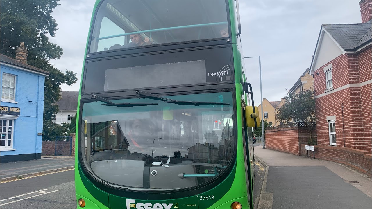 First Essex 37613 working a 51 to Highwoods Tesco - YouTube
