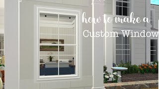 how to make a custom bloxburg window! //roblox bloxburg tutorial