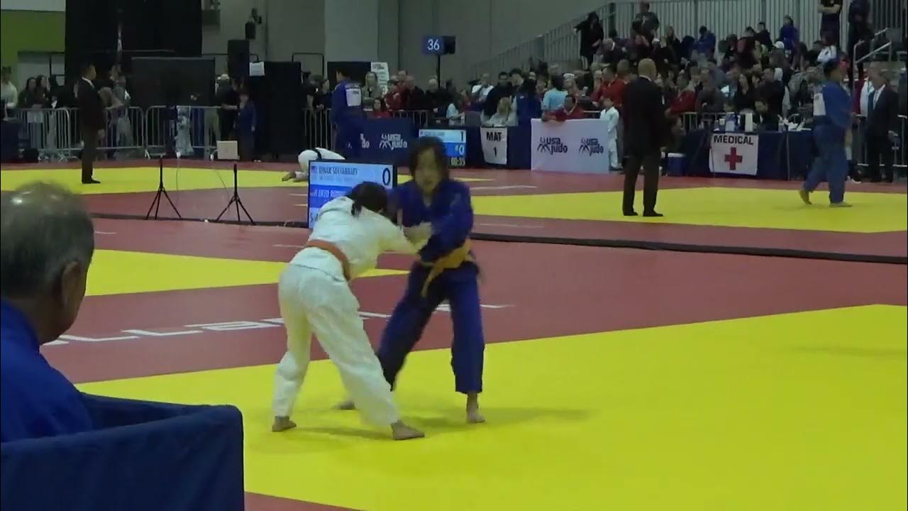 Carmen vs Olivia Yang, Judo Youth Nationals Atlanta 2024. YouTube