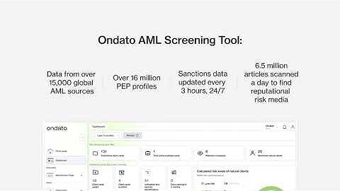 Ondato - AML Screening Tool