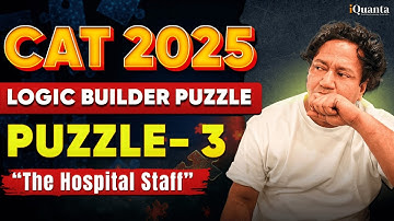 Logic Builder Puzzles for CAT LRDI | Puzzle 3 | George Summers | Abhishek Leela Pandey (99.93%iler)