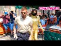 David & Victoria Beckham Stop For Lunch At Bar Pitti While Out Shopping In New York City 5.26.21