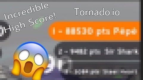 Insane High Score On Tornado.io! | Tornado.io Gameplay #1