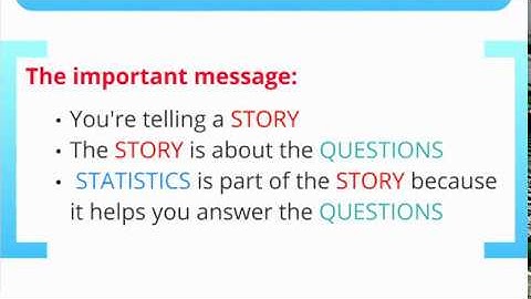 LECTURE: Med 3rd Year Stats Lecture 9 2016: Writing about stats