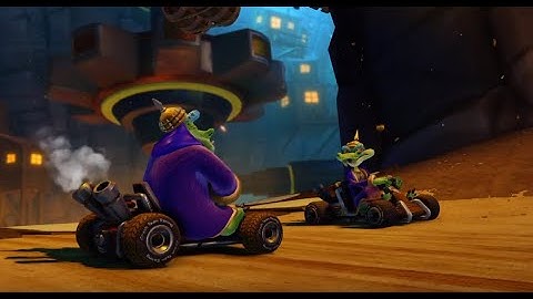 Crash™ Team Racing Nitro-Fueled - Komodo Moe vs Komodo Joe Boss Battle - Hard Mode