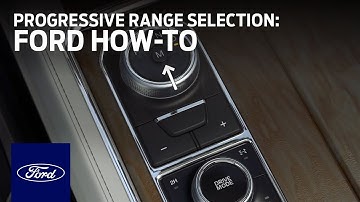 Rotary Gear Shift Dial With Progressive Range Selection | Ford How-To | Ford