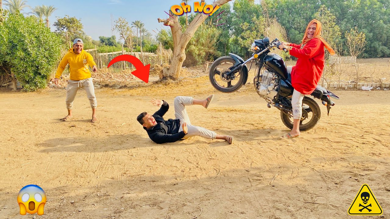 لما امك تقولك علمني السواقه الموتسكلات وتخرب الدنيا بالموتسكل |عمر نصر 😱