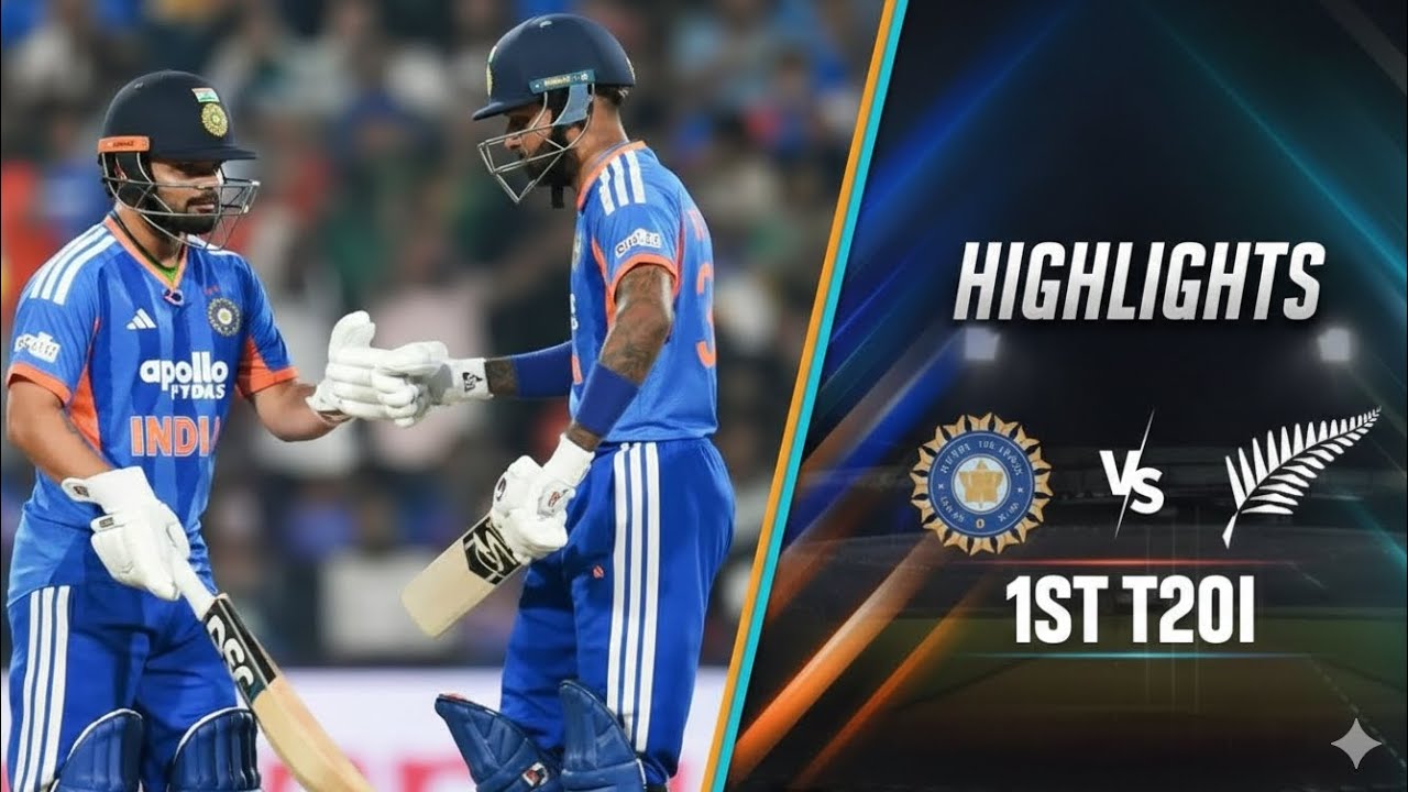India vs New Zealand 1st T20 Full Highlights Match 2026 | IND VS NZ HIGHLIGHTS