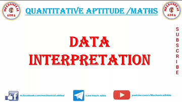 #19 Data Interpretation | Quantitative Aptitude Maths | DRDO Tier-1 Crash Course