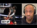 'It's the dunk of the year!' - JWill reacts to Anthony Edwards posterizing Yuta Watanabe | Get Up