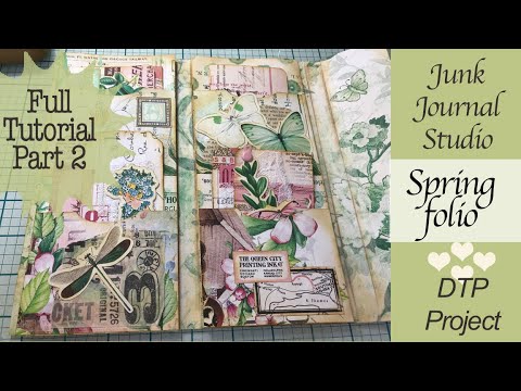 Spring Bounty Folio - Complete Tutorial - Part 2 - YouTube