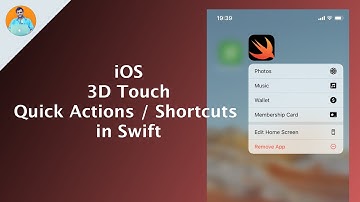 iOS 3D touch Quick actions / Shortcut in swift. Rich and Interactive user experience. #ios