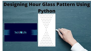 Designing Patterns Using Python - Part 1 | Hour Glass Pattern Using Python | Tech 
