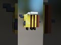 Abeja 3D estilo Minecraft 🐝✨ #voxelart