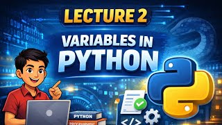 Lecture 2 : Variables in Python for Beginners | Python | What is a Variable (Hindi)