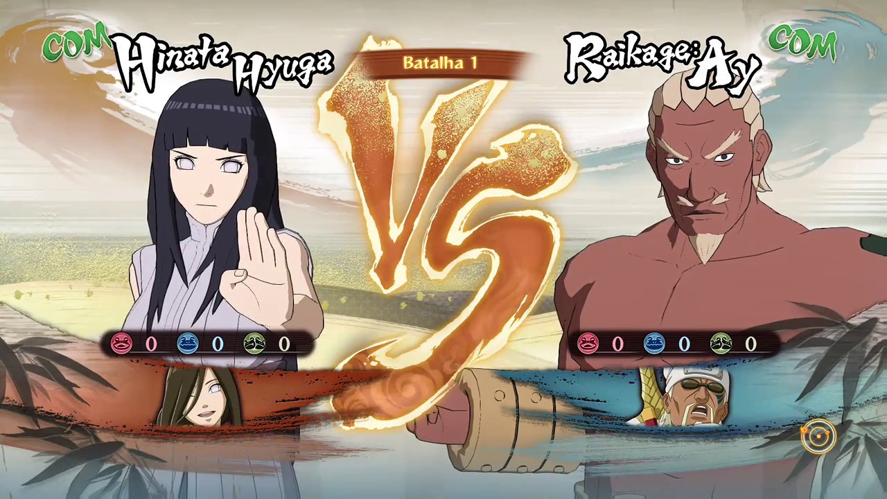 Naruto Storm 4 RTB Dublado PT-BR Kaguya Vs Hinata (COM vs COM) 