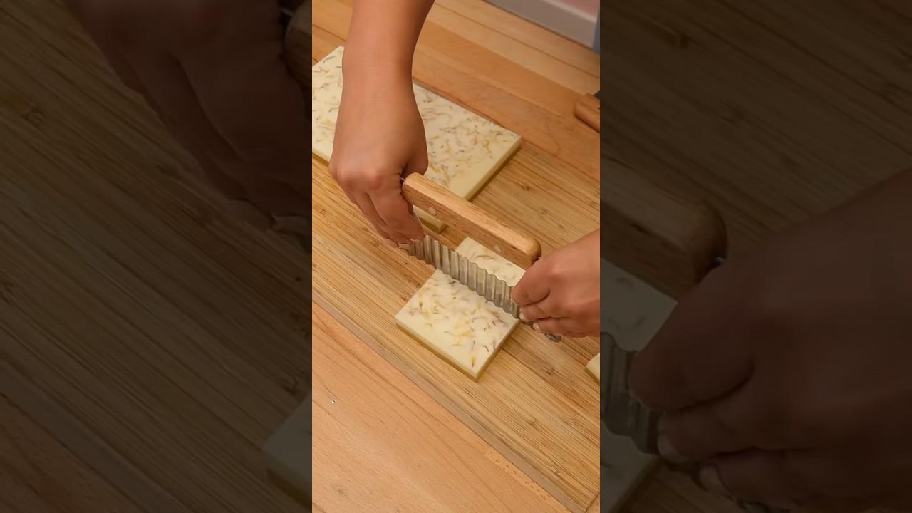 making natural soap 🌿