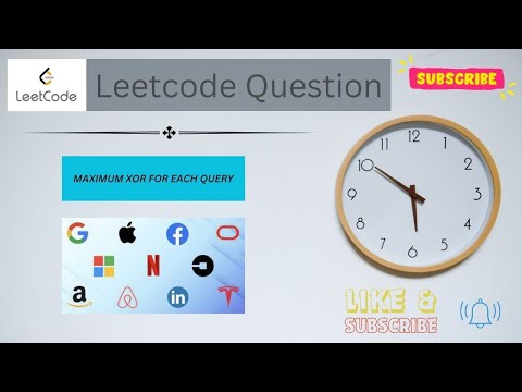 Maximum XOR for Each Query ( FULL SOLUTION) || LEETCODE Biweekly Contest 50