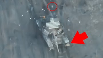 T-72B3M With KMT-6 Anti Mine Equipment Gets Destroyed By Drones