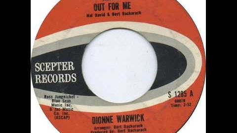 Thumbnail of Dionne Warwick. Reach Out For Me (Scepter 1285, 1964)