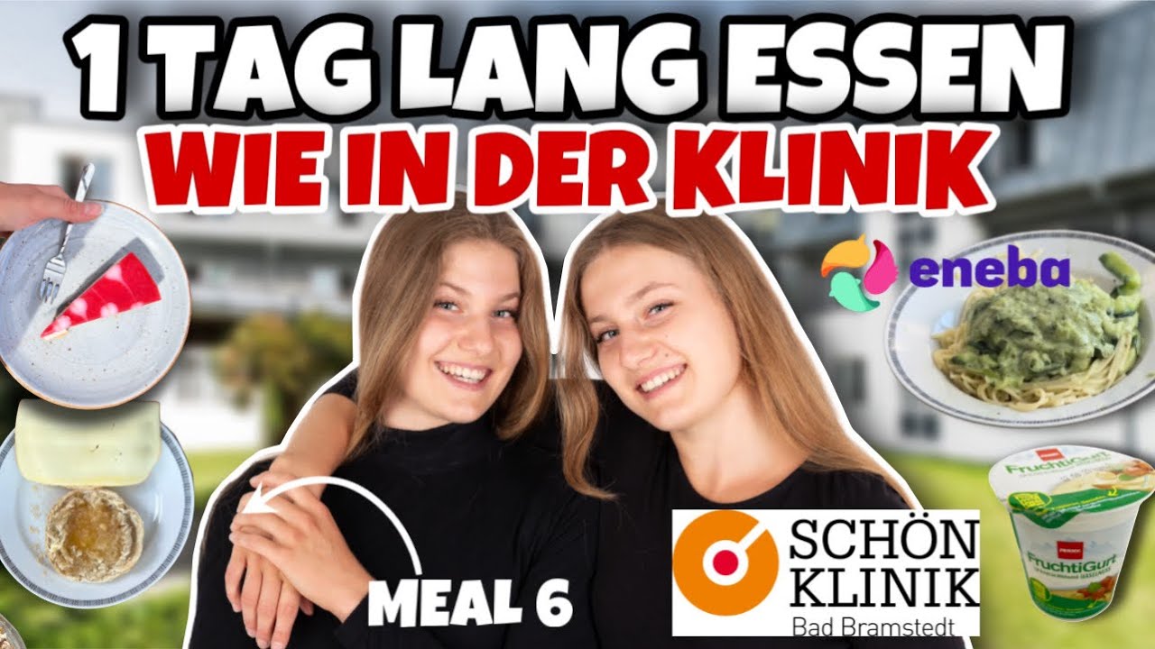 1 TAG ESSEN WIE IN DER SCHÖNKLINIK BAD BRAMSTEDT🏥🧀🍝🧈