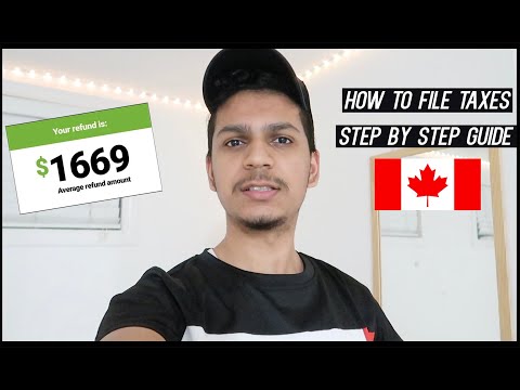 FILE TAX RETURNS IN CANADA BY YOURSELF! (FREE)