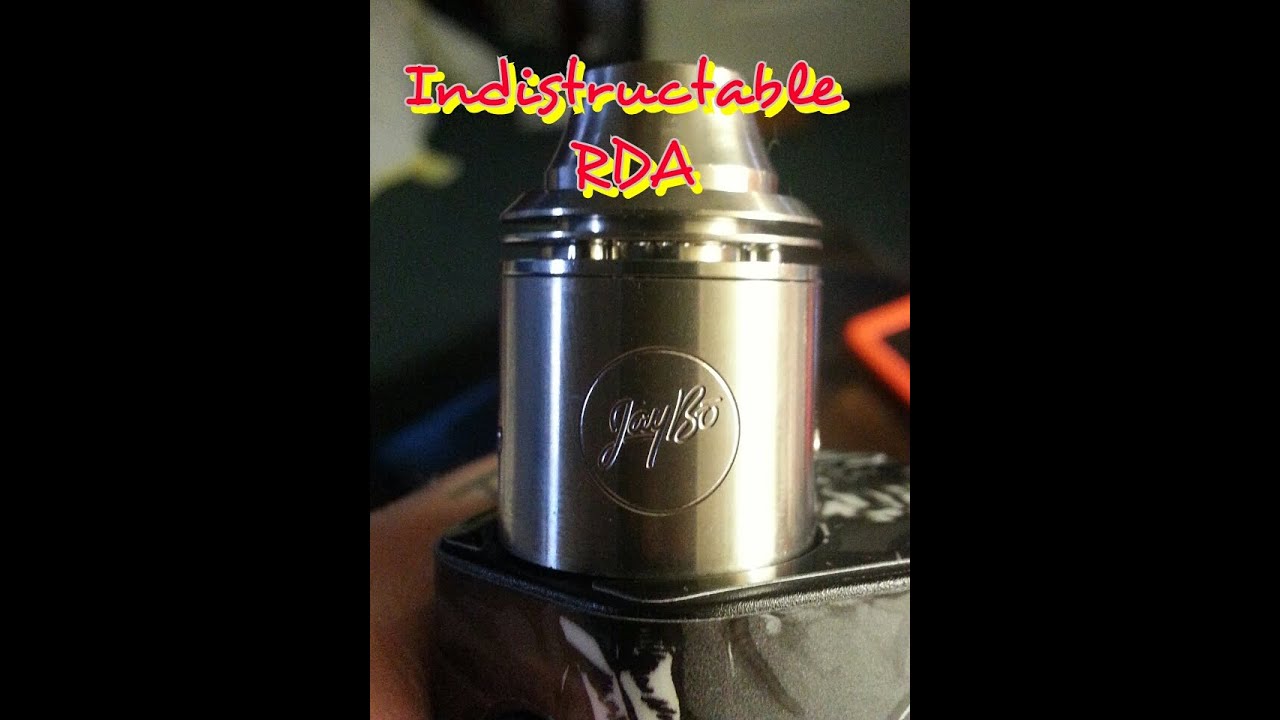 tutorial vape untuk pemula Indestructible RDA ~ Review ~ By: Wismec and JayBo