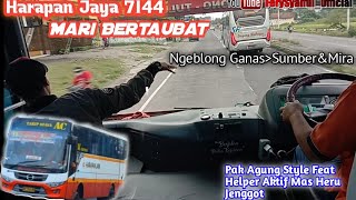 HARAPAN JAYA 7144 [ MARI BERTAUBAT]  Manuver sopir suoss   Kernet aktif
