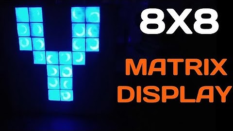 Arduino project || text scroll display || How to make a 8X8 matrix display ||