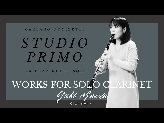 Donizetti: Studio Primo per clarinetto solo - YouTube