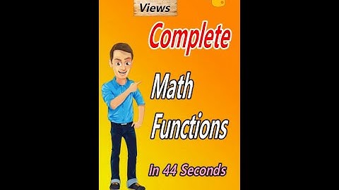 #16 Python Tutorial for Beginners || Import Math Functions in Python