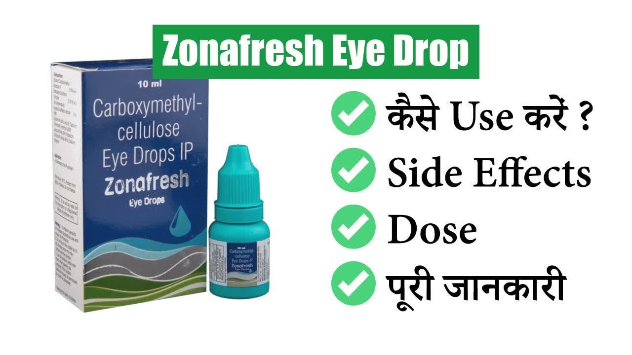 Zonafresh Eye Drop Uses in Hindi Side Effects Dose YouTube