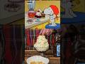 Discover Snoopy's Doggone Delicious Chocolate Dessert!🤤 #shorts #snoopy #charliebrown #sundae