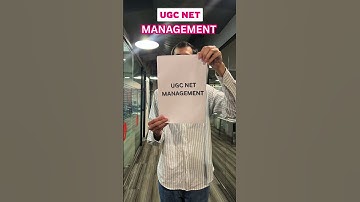 Last Chance to Prepare | UGC NET Management (Code 17)