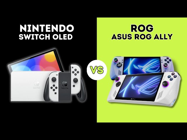 Nintendo Switch OLED vs Asus ROG Ally 🔥 ¿Cuál es la MEJOR consola
