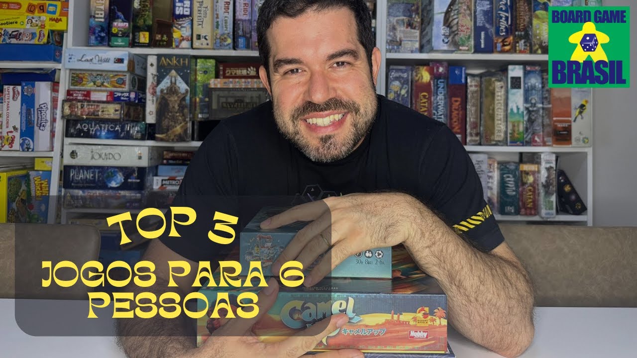 Top 3 jogos de tabuleiro para 6 pessoas - YouTube