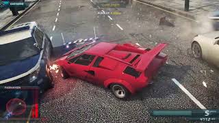 Need for Speed Most Wanted 2012 Lamborghini Countach police chase