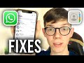 How To Fix Contacts Not Showing In WhatsApp - Full Guide