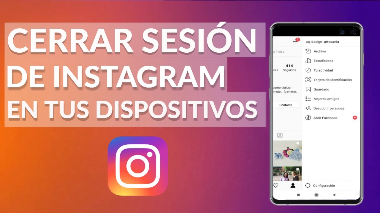 Cómo CERRAR SESIÓN de Instagram en TODOS tus Dispositivos - YouTube