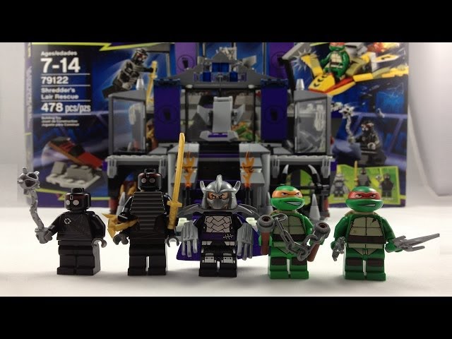 LEGO Teenage Mutant Ninja Turtles Shredder's Lair Rescue Review - YouTube