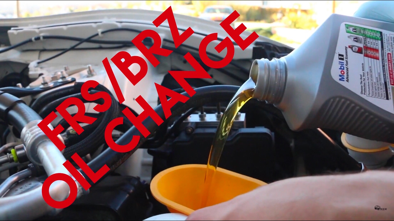 How to change the oil in a Scion FRS/Subaru BRZ YouTube