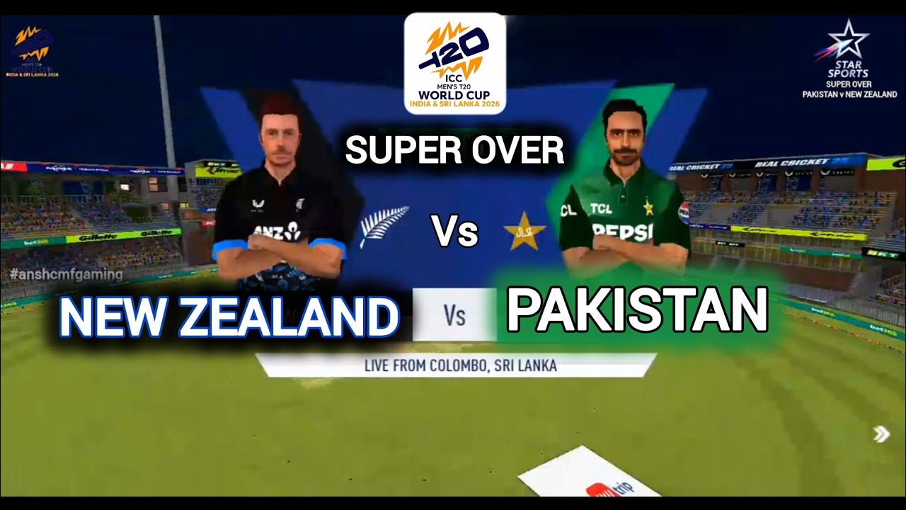 Super Over 🔥 Thriller 🇵🇰 Pakistan vs New Zealand 🇳🇿 | T20 World Cup ...