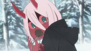 Zero Two eating for 2 Minutes | DARLING in the FRANXX Compilation