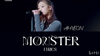 BABYMONSTER AHYEON - 'MONSTER' (originally by Shawn Mendes, Justin Bieber)  [LYRICS]