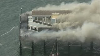 Oceanside mayor says the city is 100% committed to rebuilding historic pier damaged by fire