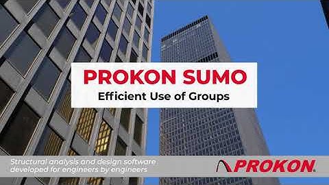 Efficient Group Management in PROKON Sumo