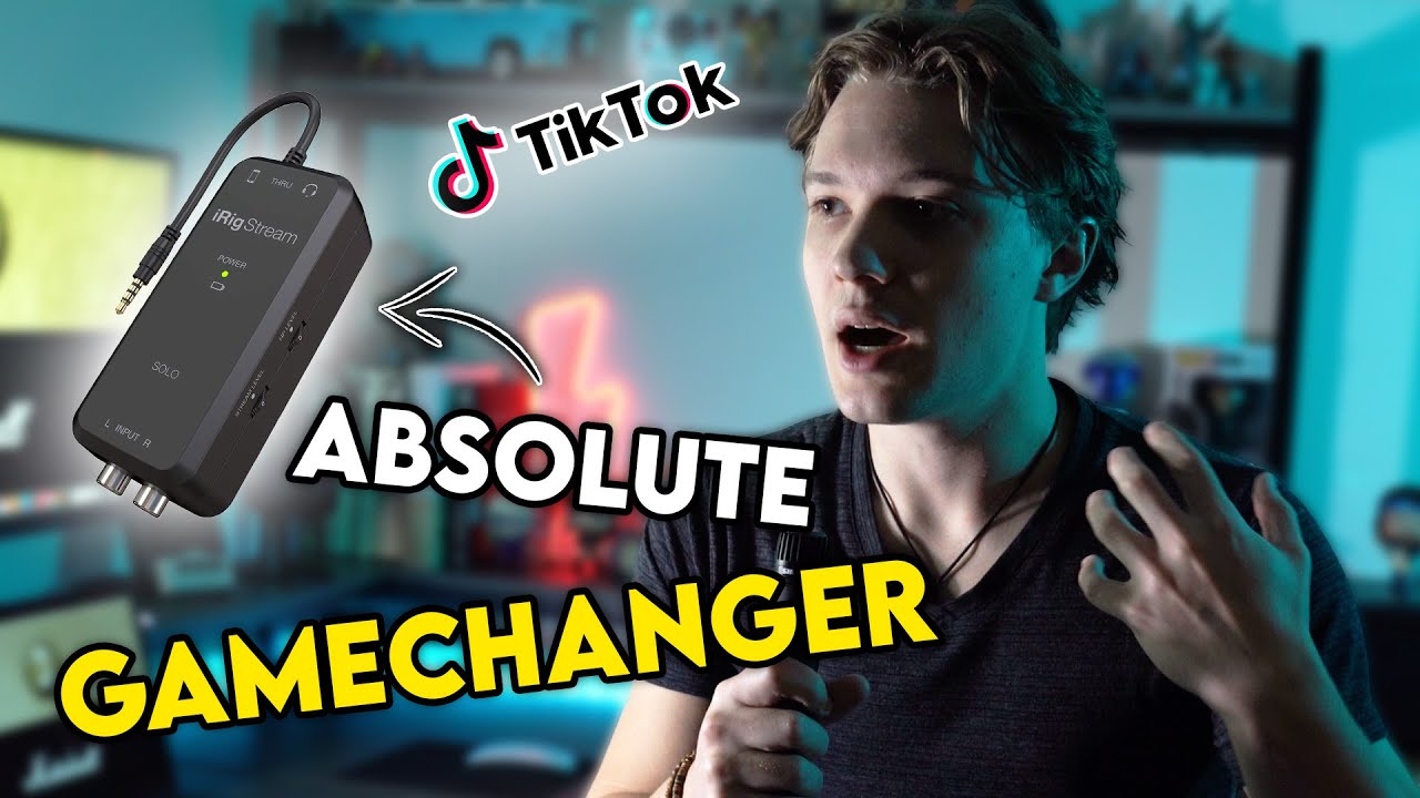 DTM・DAW Focusrite Scarlett Solo +iRig strem This Device Completely Changed my TikTok Streams! - iRig Stream